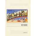 Vintage Lined Notebook Greetings from Evanston, Illinois - Paperback