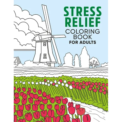 Stress Relief Coloring Book for Adults - Paperback