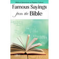 Famous Sayings from the Bible - Paperback