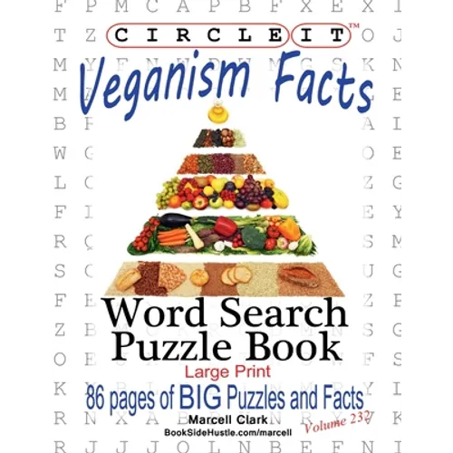 Circle It, Veganism Facts, Word Search, Puzzle Book - Paperback
