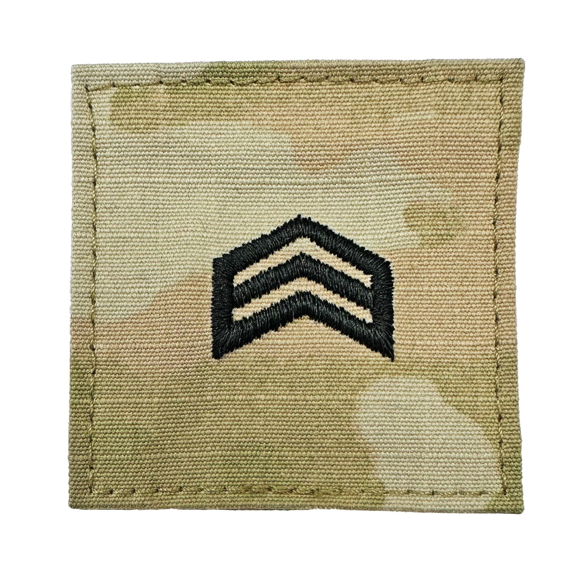 ROTC Sergeant OCP Rank with Hook Fastener