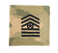 ROTC Command Sergeant Major OCP Rank With Hook Fastener