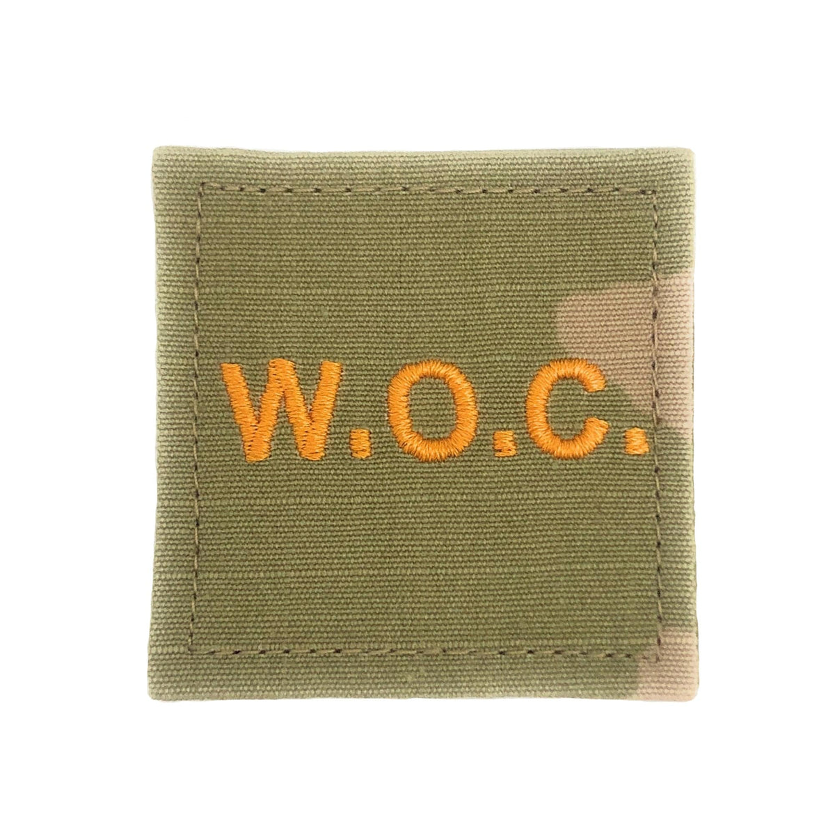 U.S. Army WOC Warrant Officer Candidate Gold Letters OCP with Hook Fastener (EA)