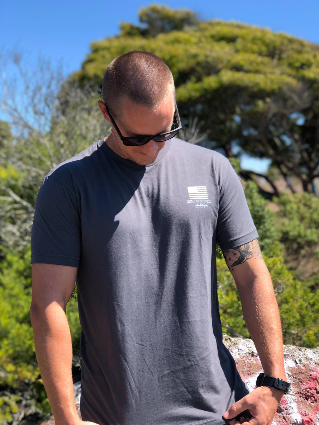 Swept Away Sugar Skull - Crew Tee