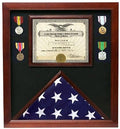Flag Connections Veterans Made Flag Document Case American Flags heirlooms in a lesser quality case