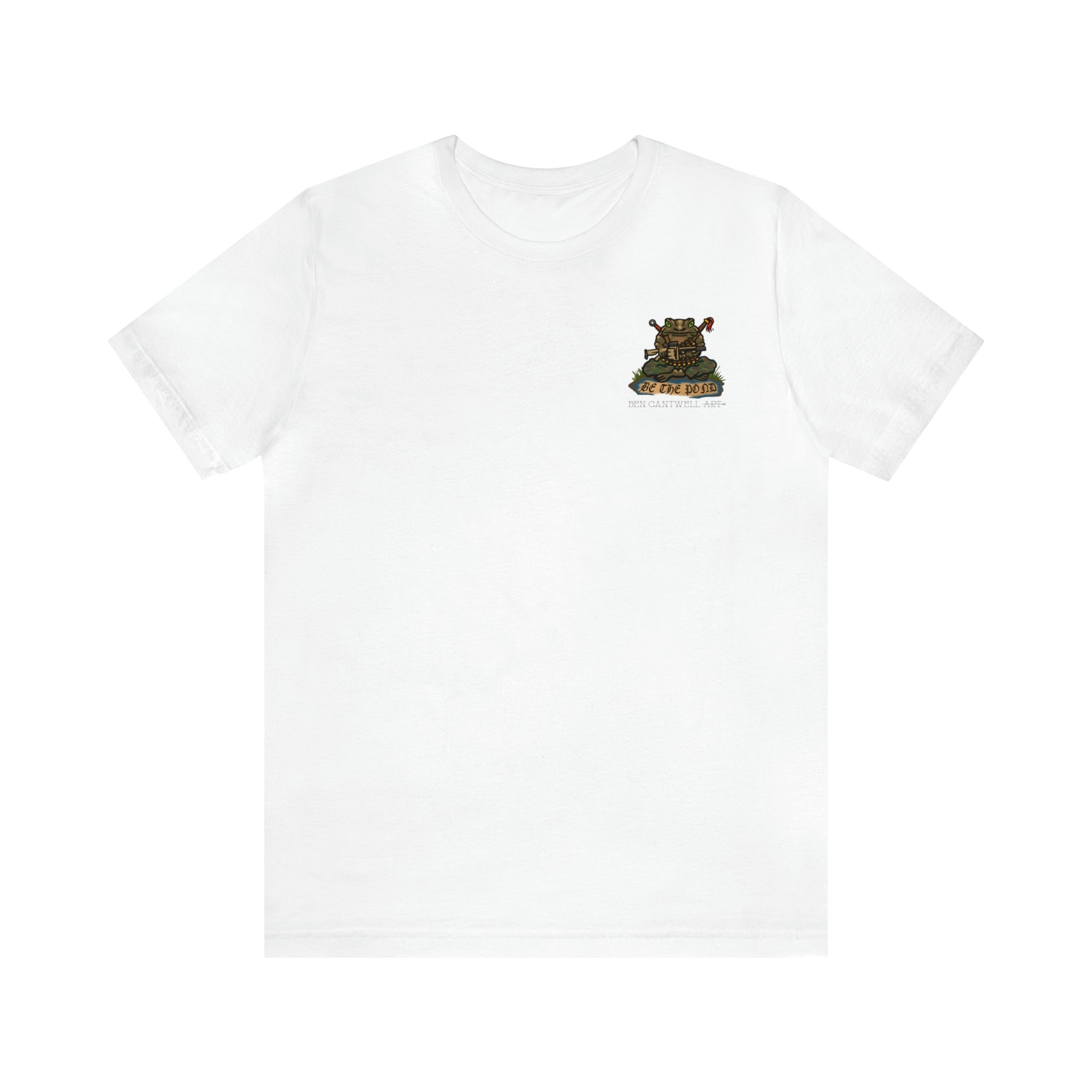 Be the Pond Frog with MK32 Grenade Launcher - Front Print - Short Sleeve Tee