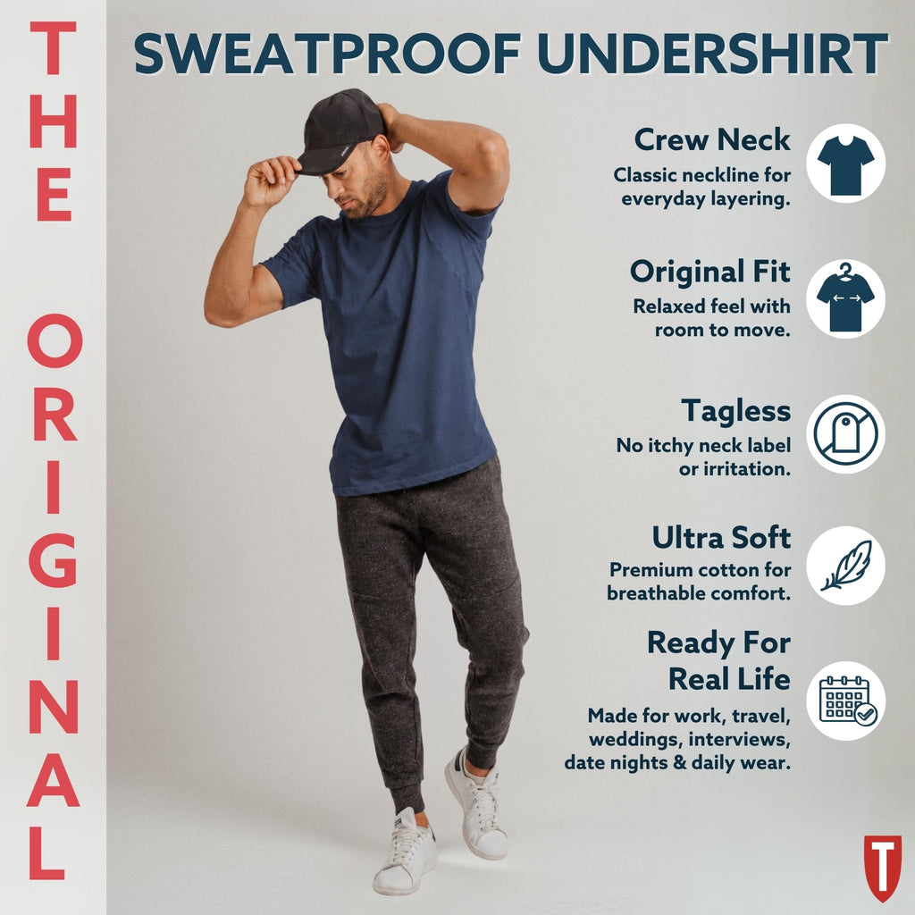 Uniform Crewneck Undershirt - White