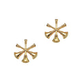 STA-BRITE® Asst Chief 3 Bugles 2 Posts Gold 3/4” (pair)