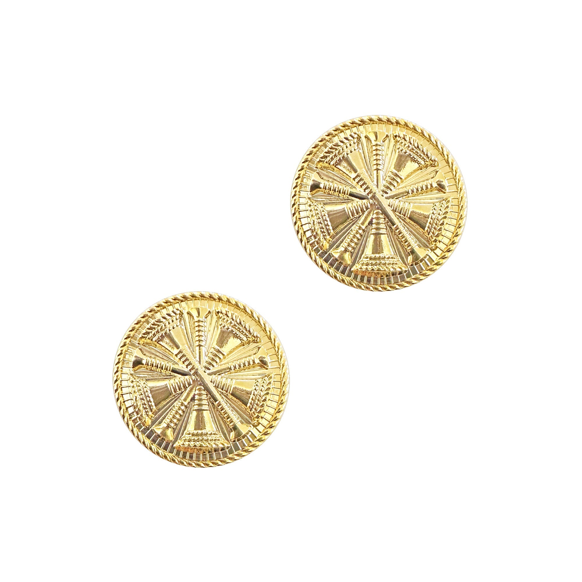 Fire Chief 5 Bugles Sta-Brite® Gold (pair)