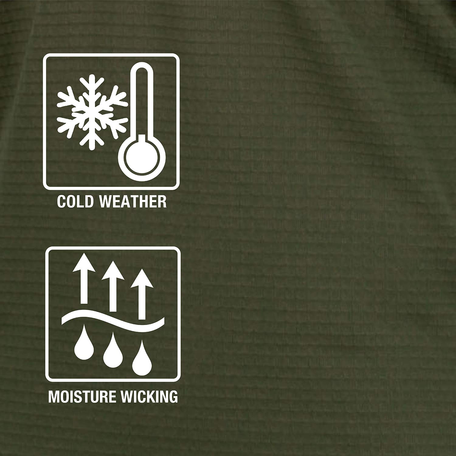 Rothco ECWCS Gen III Mid-Weight Underwear Top & Bottom Set (Level II) Tactical Grid Fleece Thermals