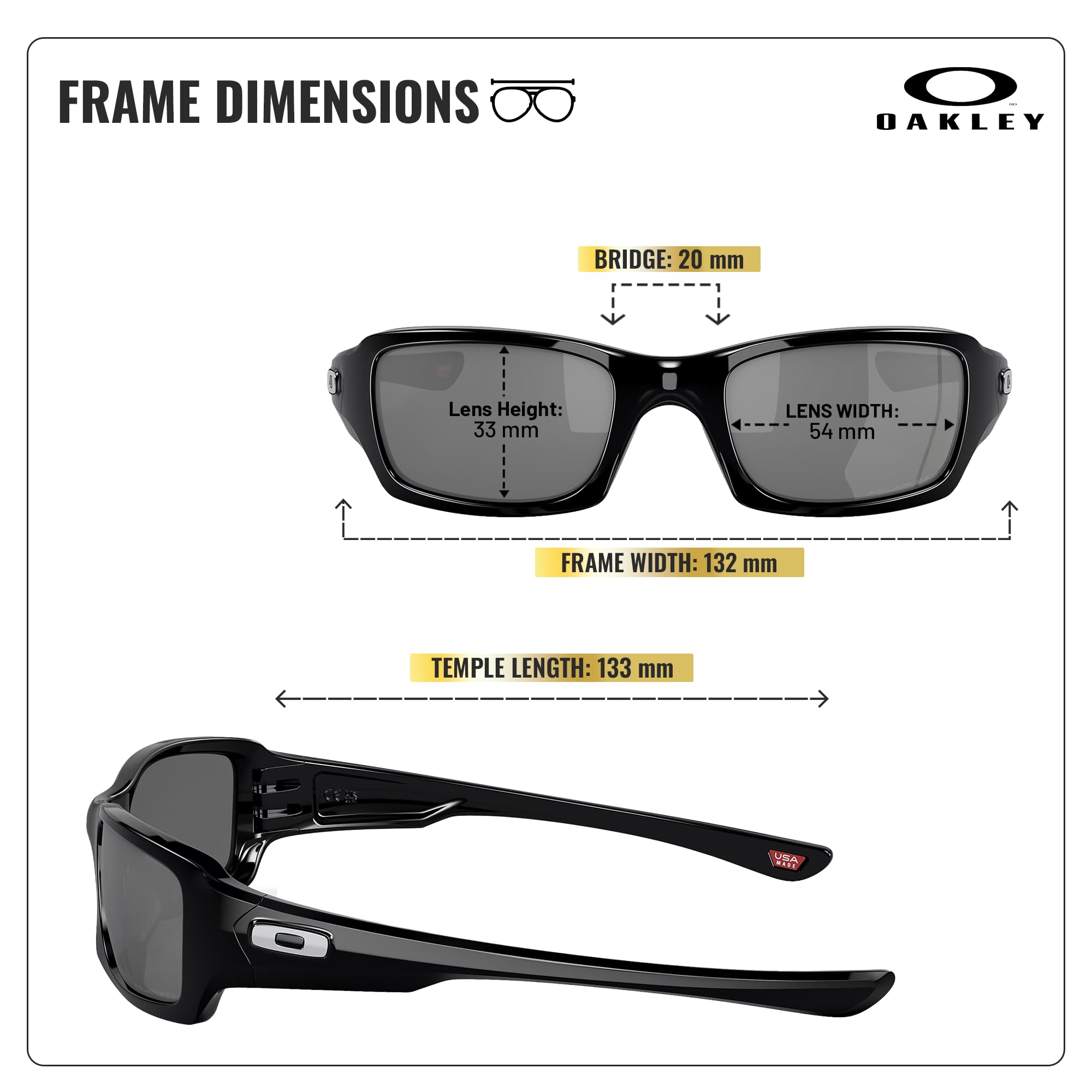 Oakley FIVES SQUARED OO9238 Sunglasses With Official Eyewear Kit