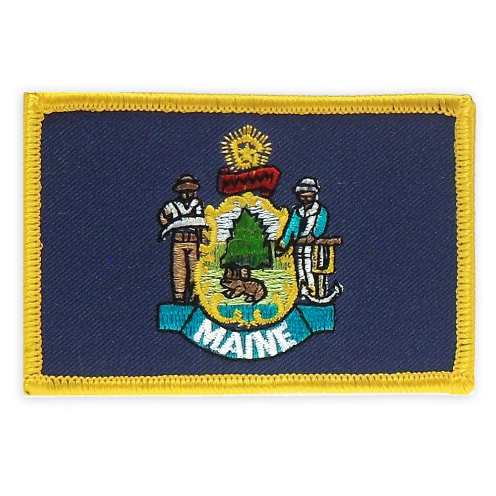 PinMart's Embroidered US State Flag Patch- Georgia Flag