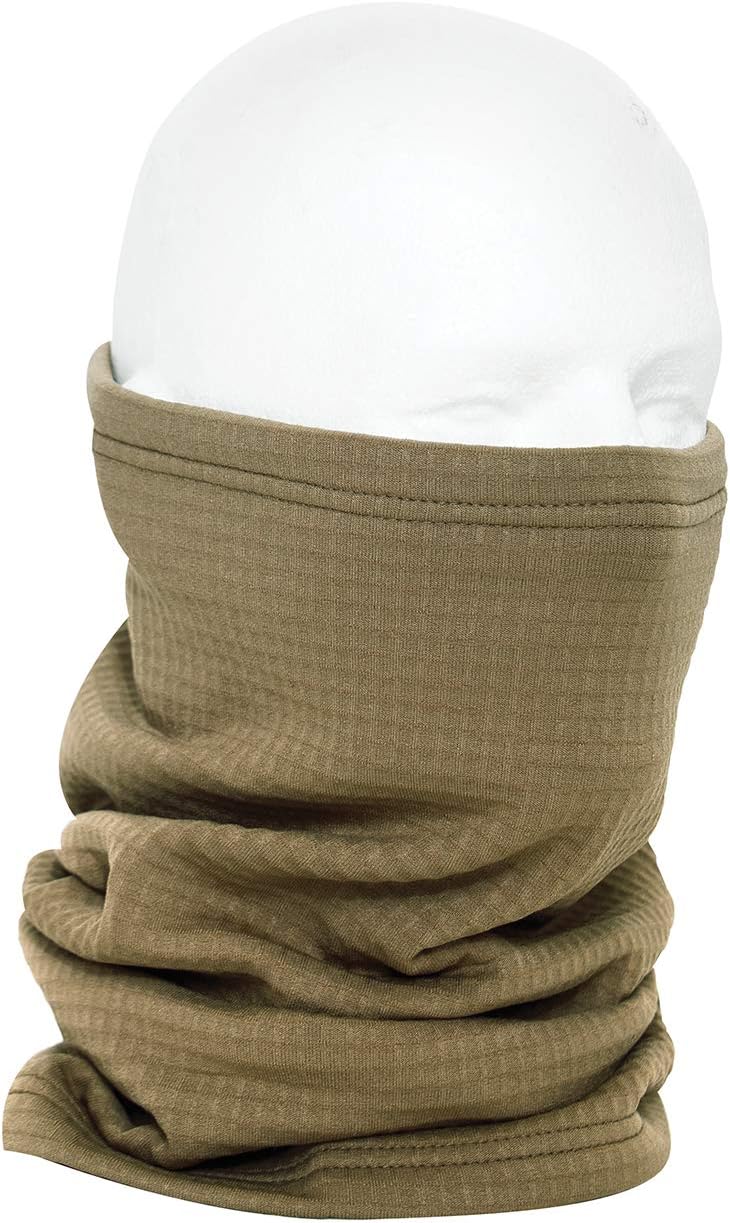 Rothco Grid Fleece Cold Weather Neck Gaiter | ECWCS Gen III Level 2 Waffle Pattern Neck Warmer, Winter Essential for Outdoor Activities, Cold, Wind & Ski