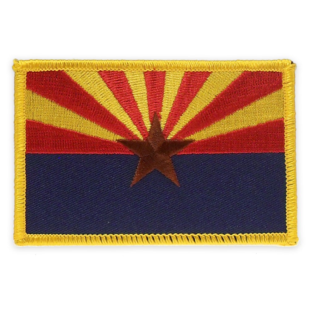 PinMart's Embroidered US State Flag Patch- Georgia Flag