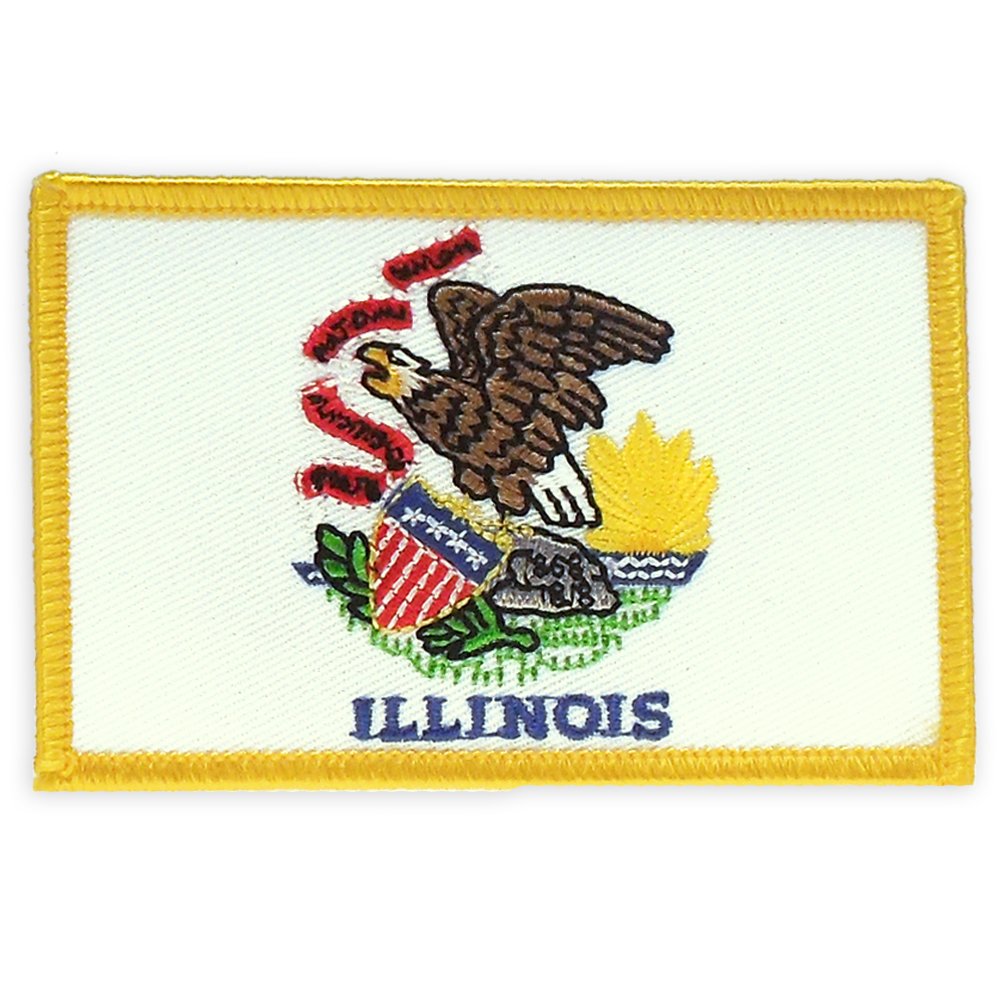 PinMart's Embroidered US State Flag Patch- Georgia Flag