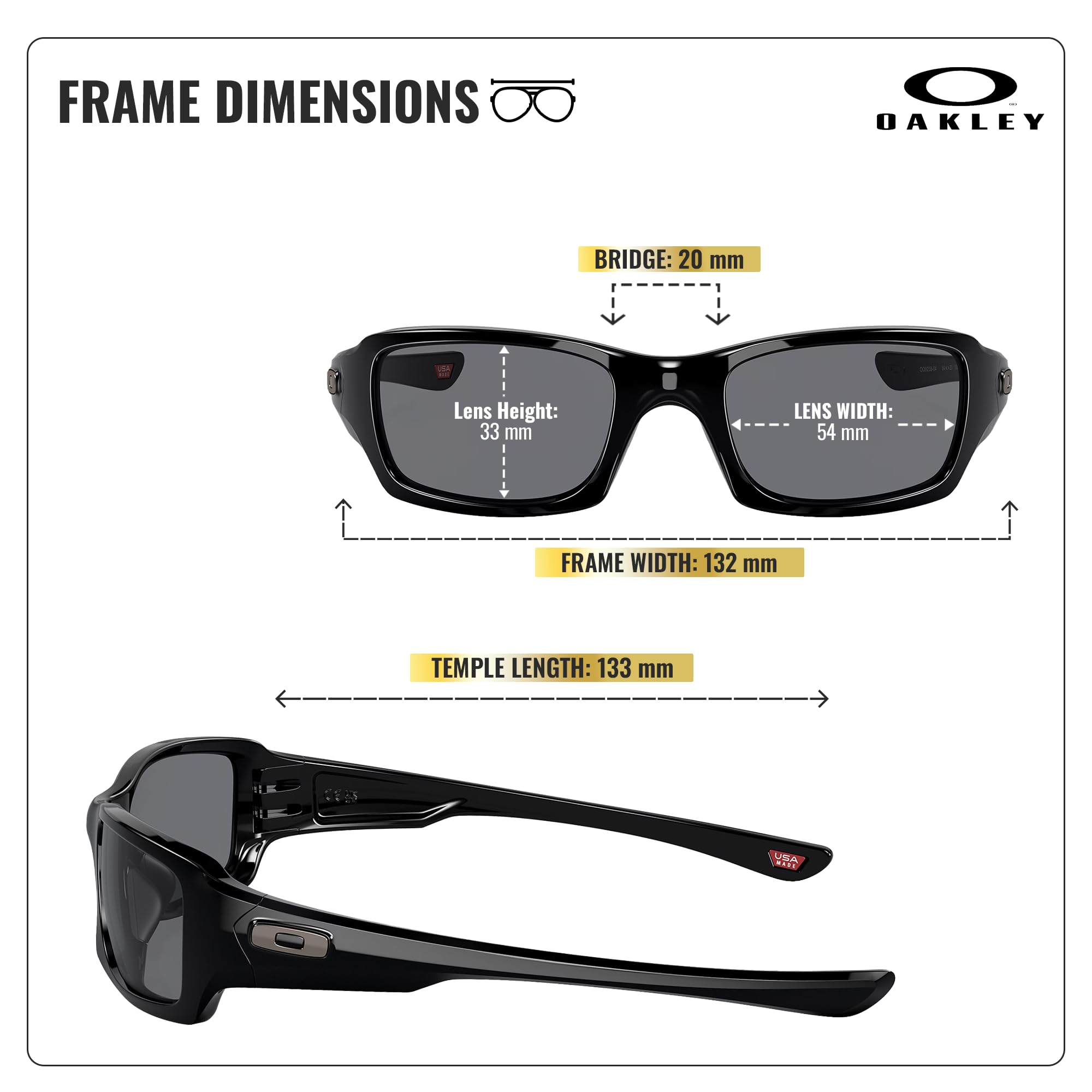 Oakley FIVES SQUARED OO9238 Sunglasses With Official Eyewear Kit