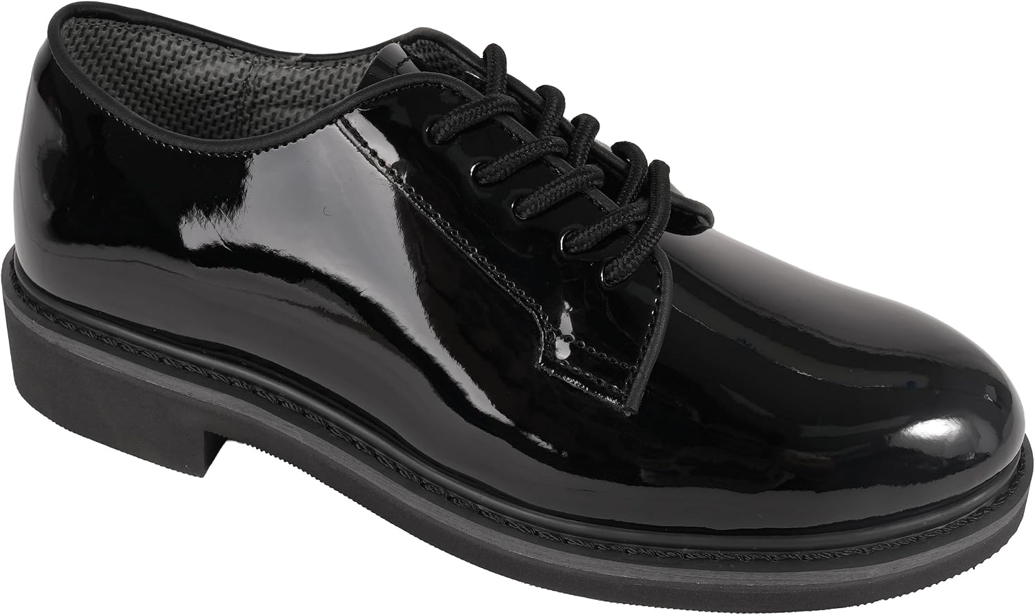 Rothco Uniform Hi-Gloss Oxford Dress Shoe | Classic Formal Lace Up Professional High Gloss Business Footwear for Men