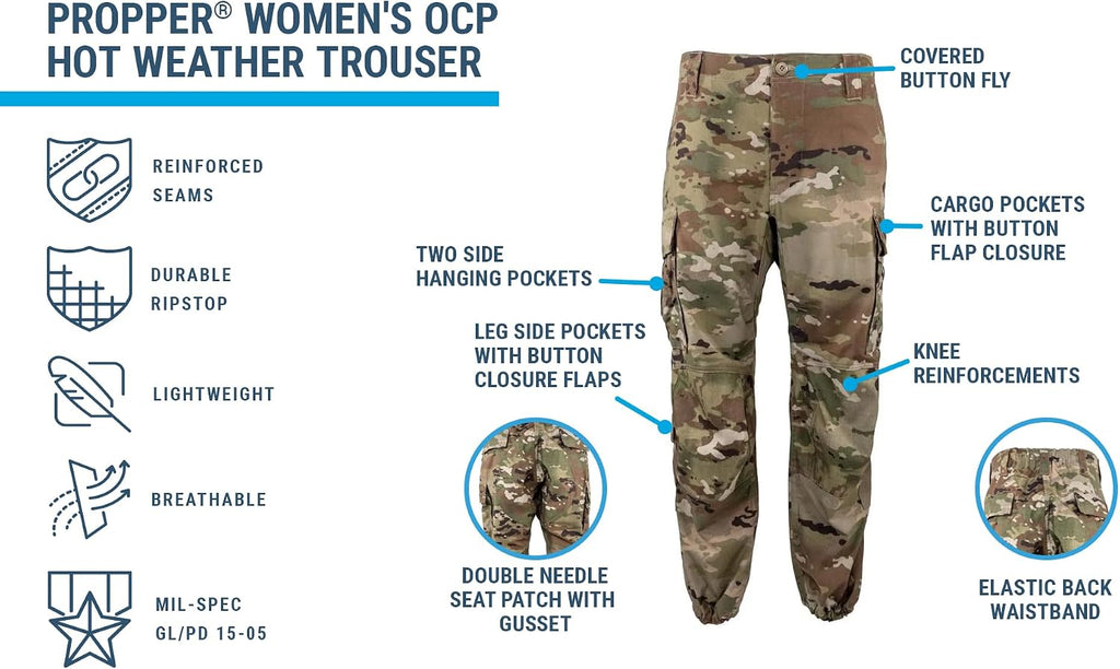 Propper Women's Women's Ihwcu Hot Weather Uniform Trouser