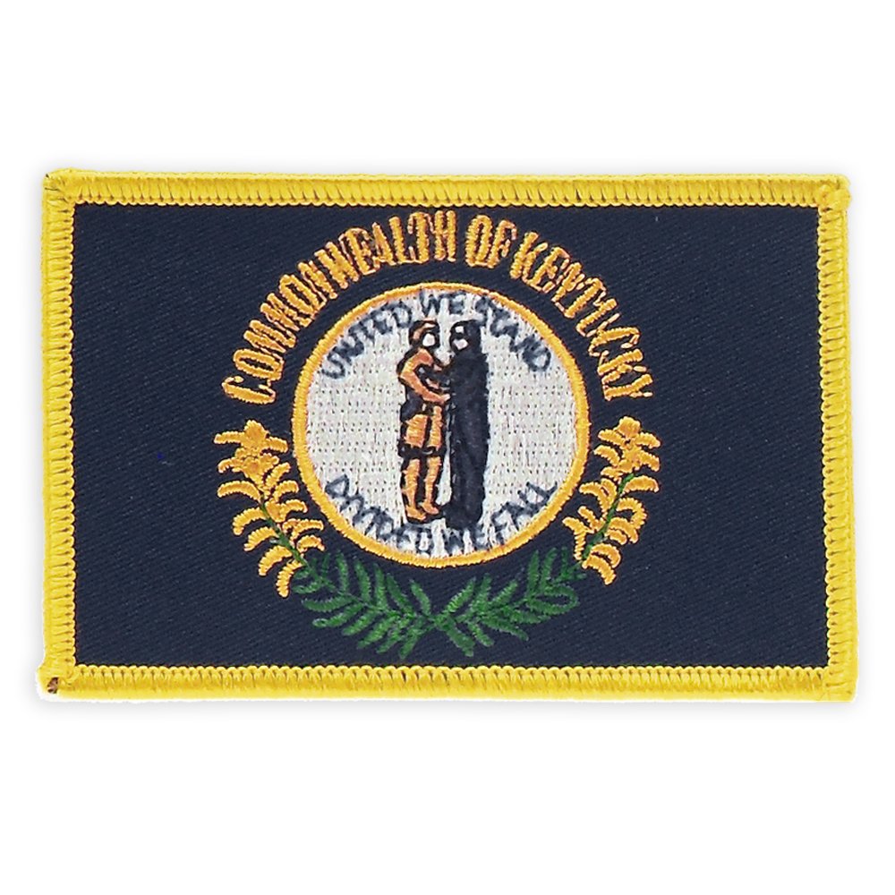 PinMart's Embroidered US State Flag Patch- Georgia Flag