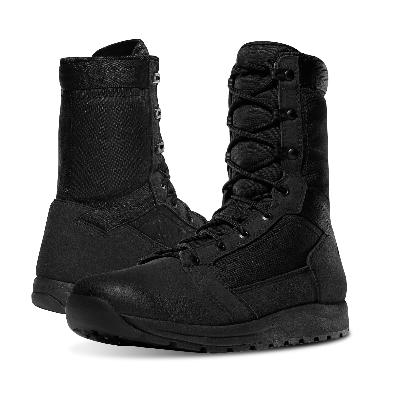 Danner Tachyon 8" Tactical Boots for Men, Speed Lacing, Fast Drying Upper | Ultralight Build, Breathable Open-Cell Footbed, Slip-Resistant Traction, Long-Shift EVA Cushioning, Military Boots
