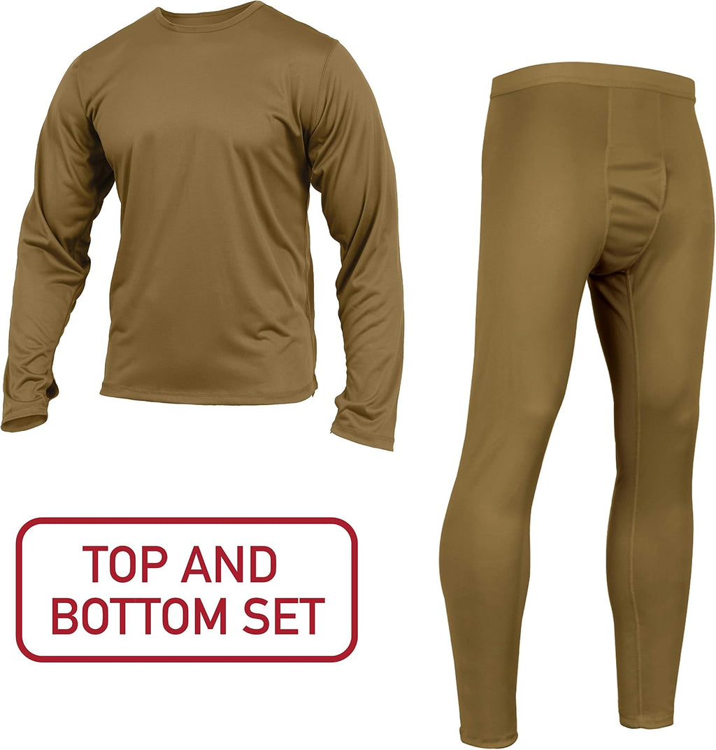 Rothco ECWCS Gen III Level I Silk Weight Top & Bottom Set