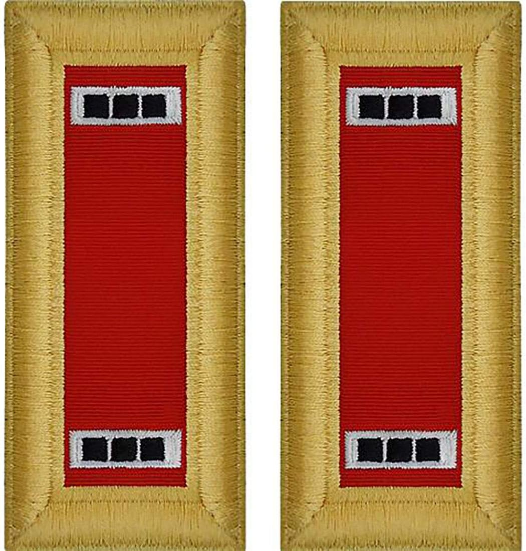 Uniform Accessories Unlimited Inc Army Officer Field Artillery Shoulder Boards (Male, Chief Warrant Officer 3)