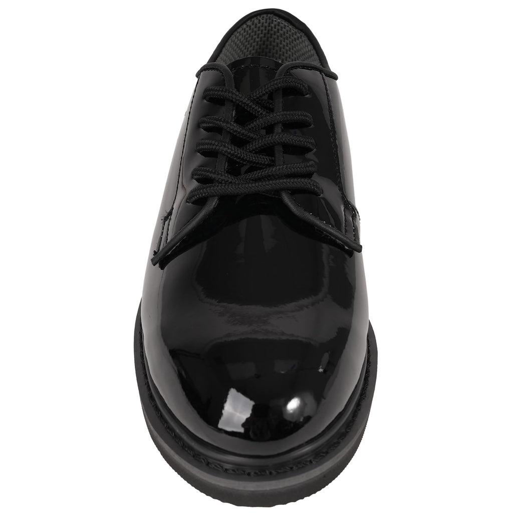 Rothco Uniform Hi-Gloss Oxford Dress Shoe | Classic Formal Lace Up Professional High Gloss Business Footwear for Men
