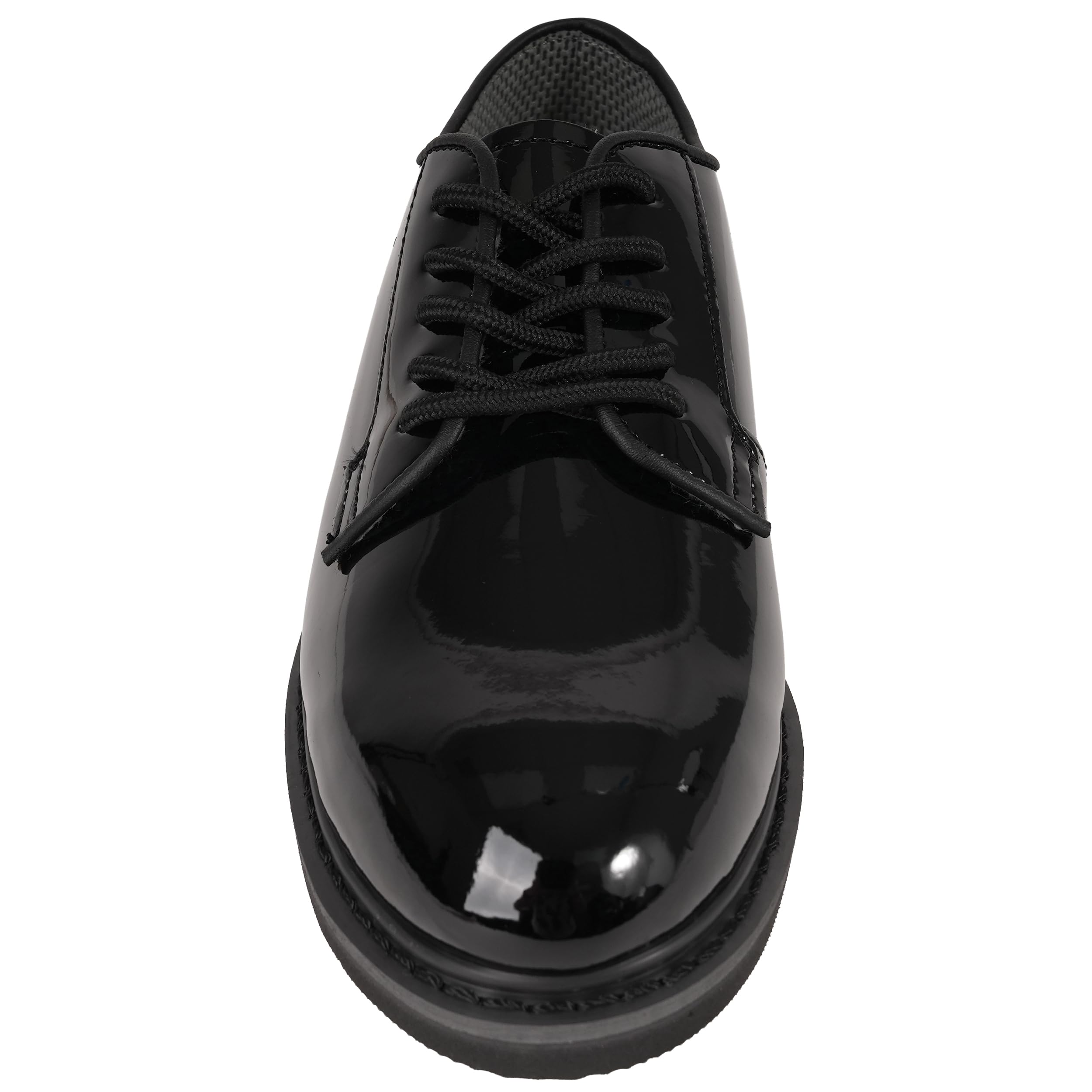 Rothco Uniform Hi-Gloss Oxford Dress Shoe | Classic Formal Lace Up Professional High Gloss Business Footwear for Men