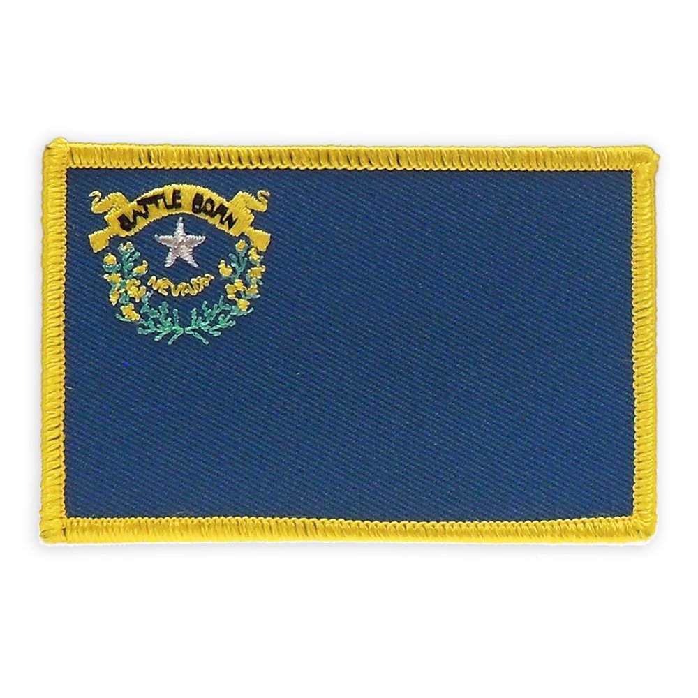 PinMart's Embroidered US State Flag Patch- Georgia Flag