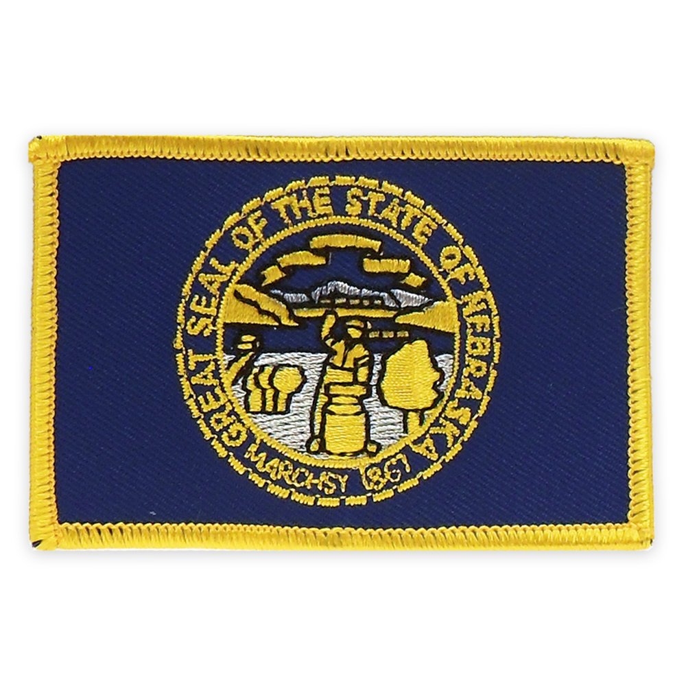 PinMart's Embroidered US State Flag Patch- Georgia Flag