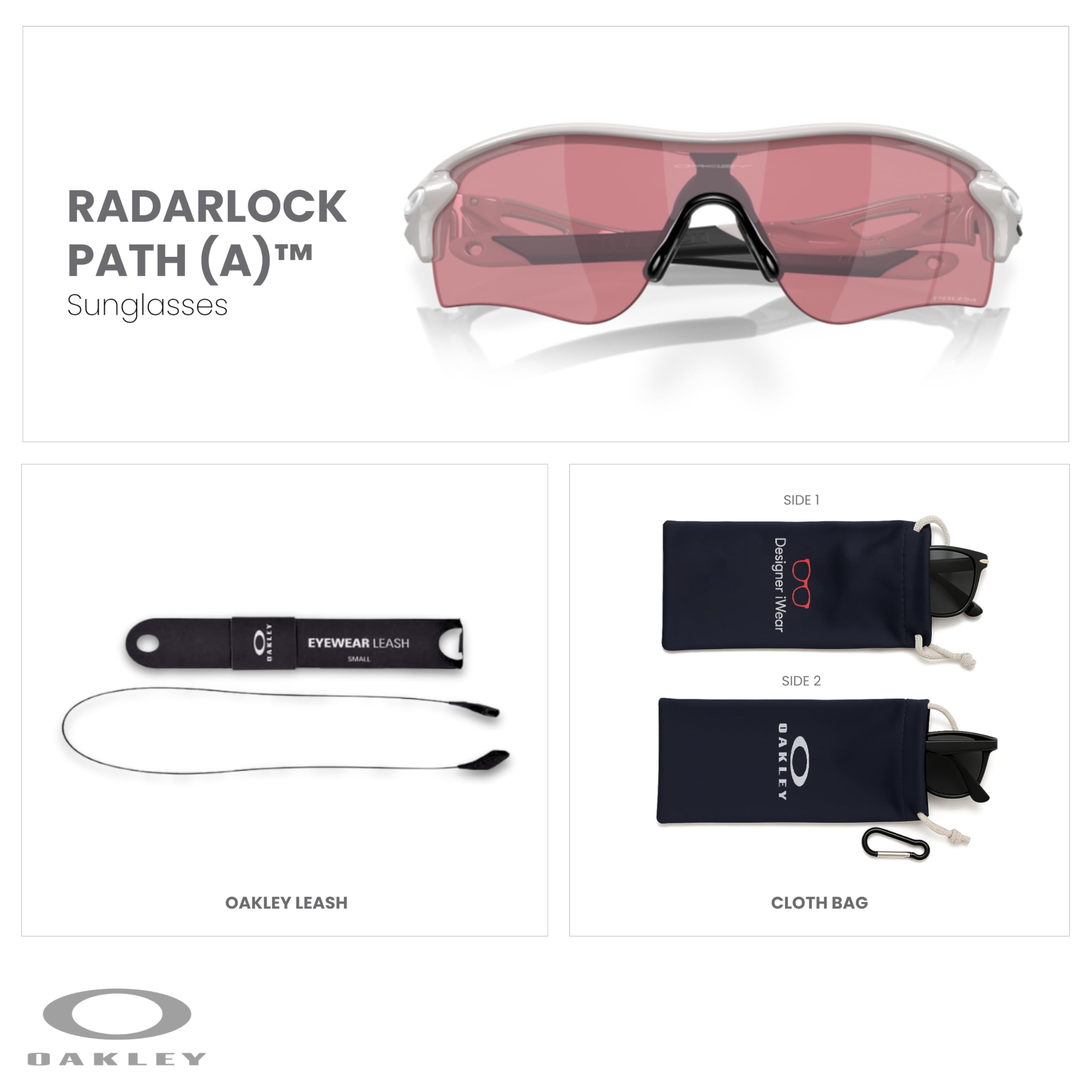 Oakley mens Radarlock Path Shield Sunglasses