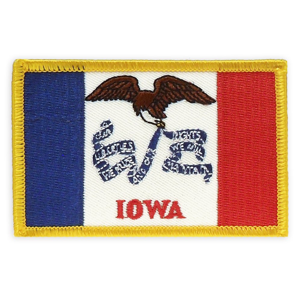 PinMart's Embroidered US State Flag Patch- Georgia Flag