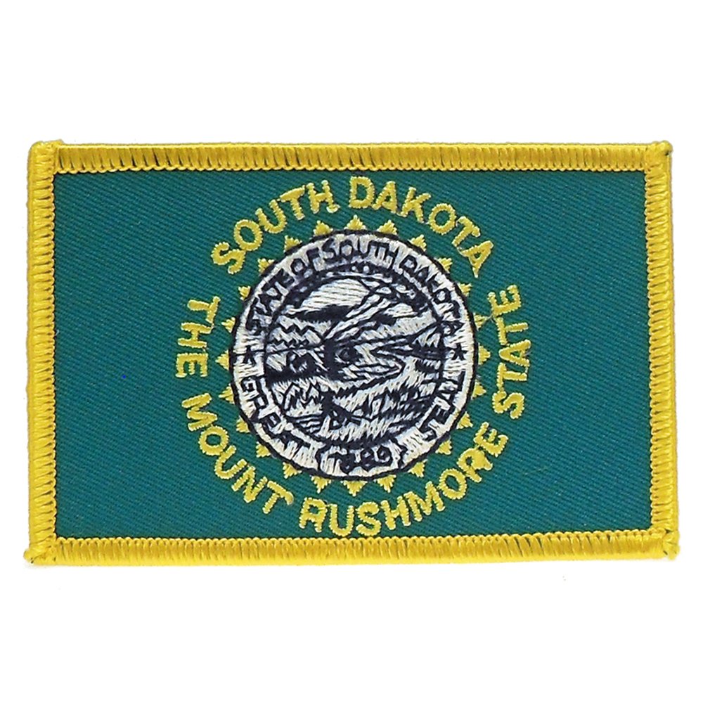 PinMart's Embroidered US State Flag Patch- Georgia Flag