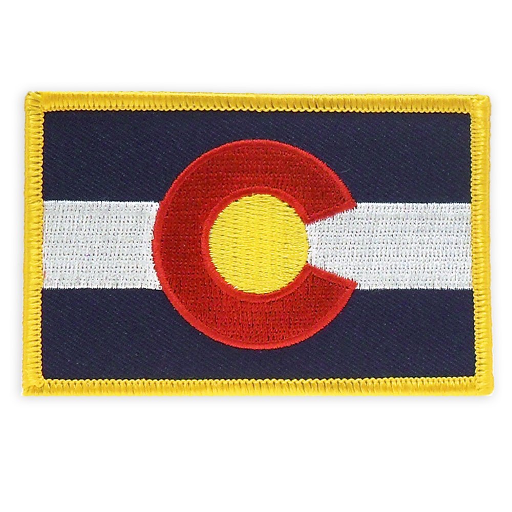 PinMart's Embroidered US State Flag Patch- Georgia Flag