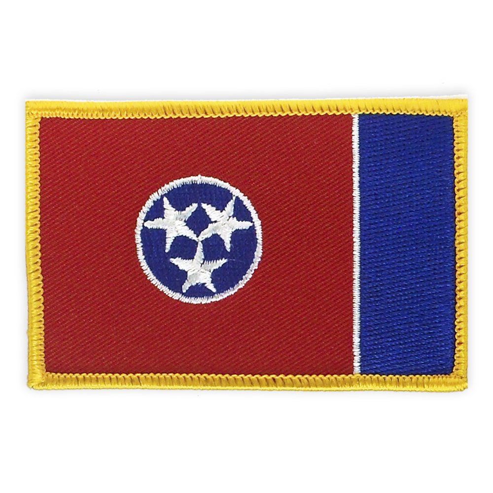 PinMart's Embroidered US State Flag Patch- Georgia Flag