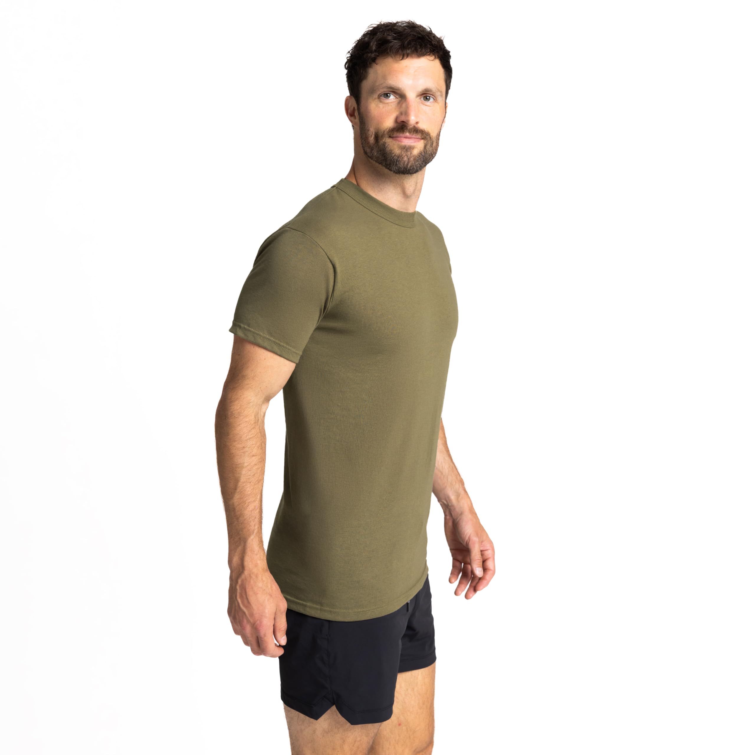 Soffe Men's 3 Pack - USA Poly/Cotton Military Tee