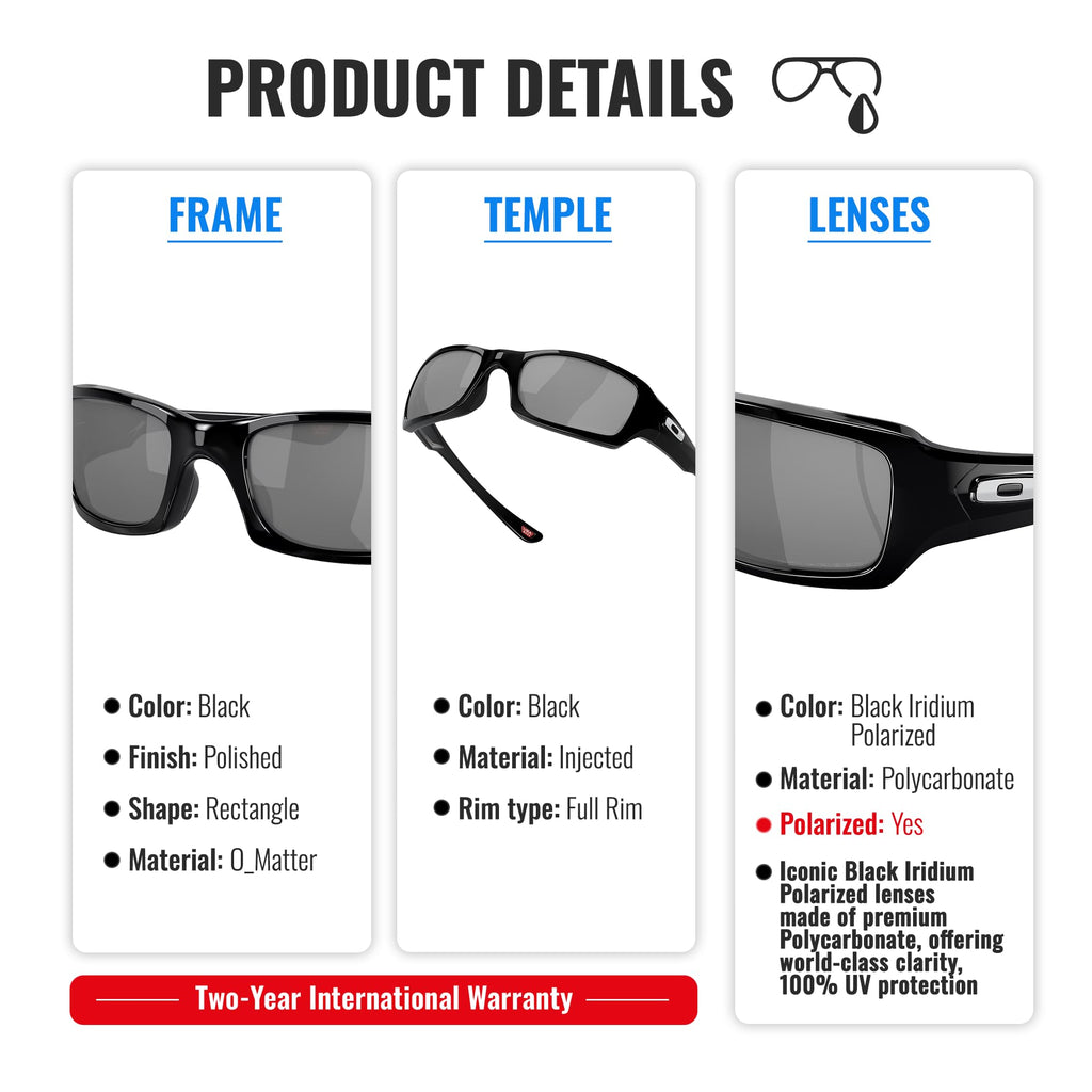 Oakley FIVES SQUARED OO9238 Sunglasses With Official Eyewear Kit