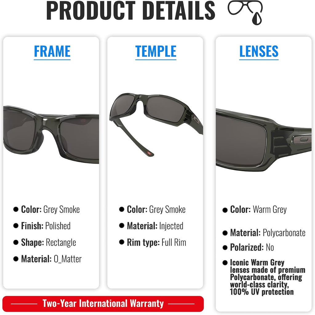 Oakley FIVES SQUARED OO9238 Sunglasses With Official Eyewear Kit
