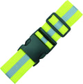 Endura Max Reflectives Reflective Elastic Belt or Sash, Military Heritage Style Glow Belt, Running Walking Motorcycling, Adjustable (Lime Green Ultralight, Regular)