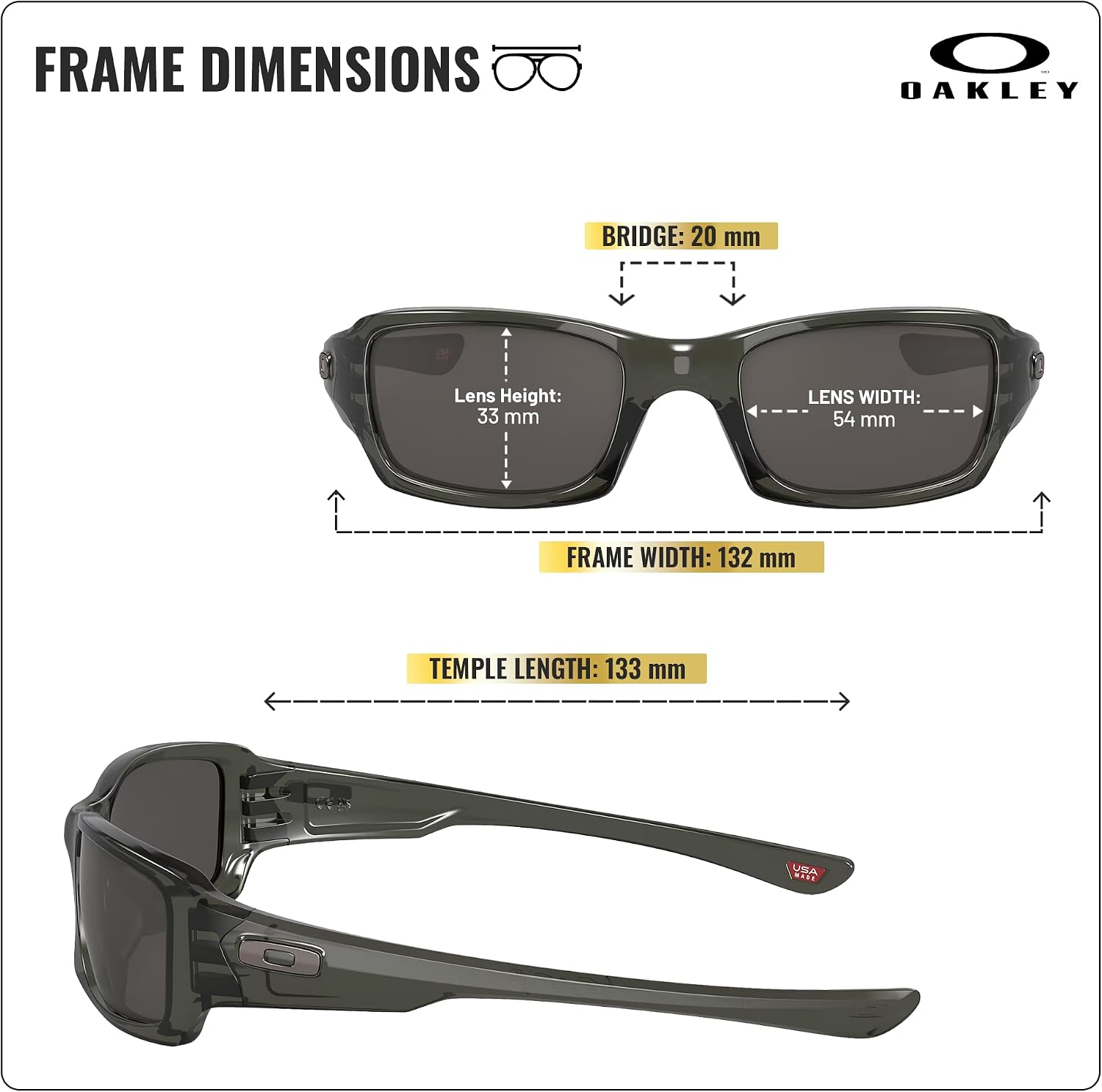 Oakley FIVES SQUARED OO9238 Sunglasses With Official Eyewear Kit