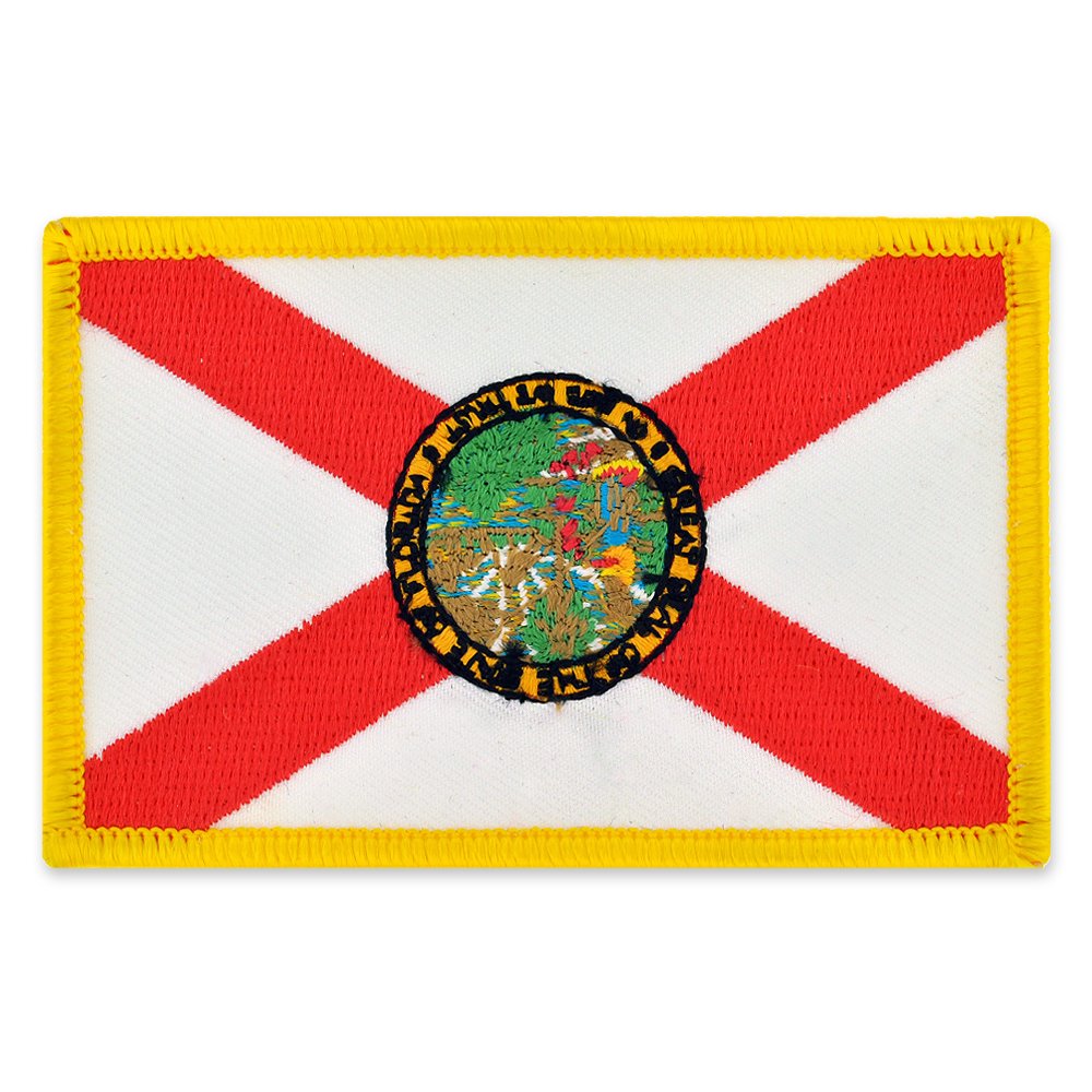 PinMart's Embroidered US State Flag Patch- Georgia Flag