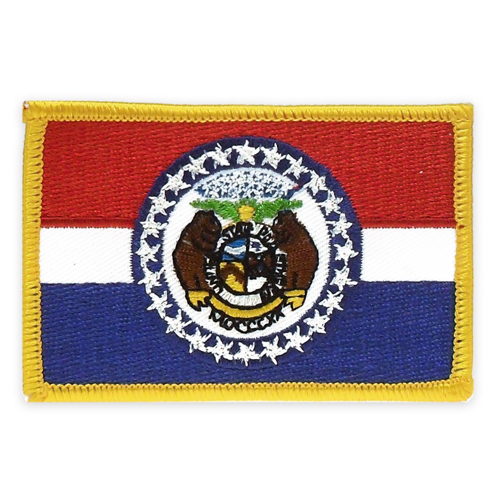 PinMart's Embroidered US State Flag Patch- Georgia Flag