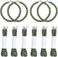 12 PCS Boot Blousers Military Adjustable with Metal Hooks – Elastic Boot Straps Tactical Cowboy Trouser Blousing Straps for Army Navy Air Force Uniform, Camo Pants & Work Boots(Green)