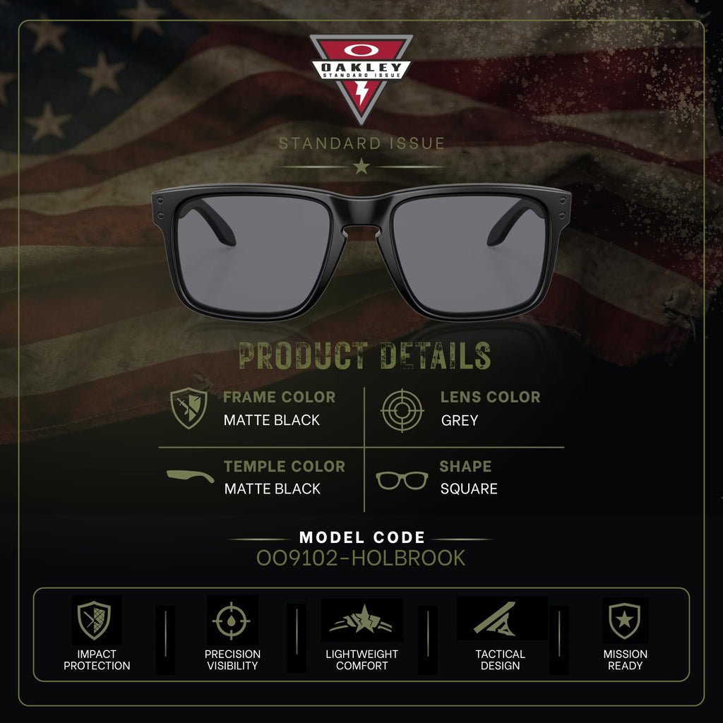 Oakley Standard Issue SI Holbrook USA Flag Collection Sunglasses With Kit