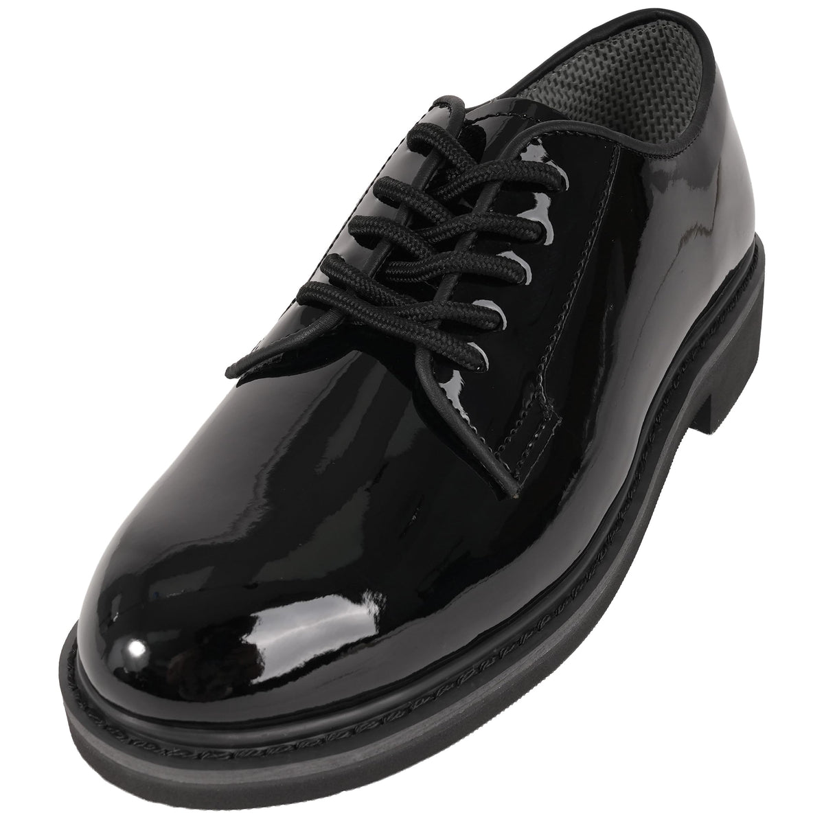 Rothco Uniform Hi-Gloss Oxford Dress Shoe | Classic Formal Lace Up Professional High Gloss Business Footwear for Men