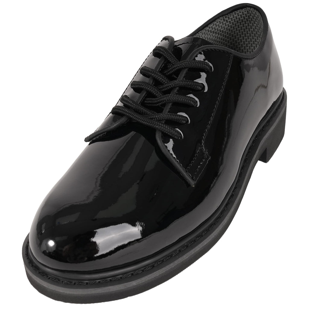 Rothco Uniform Hi-Gloss Oxford Dress Shoe | Classic Formal Lace Up Professional High Gloss Business Footwear for Men