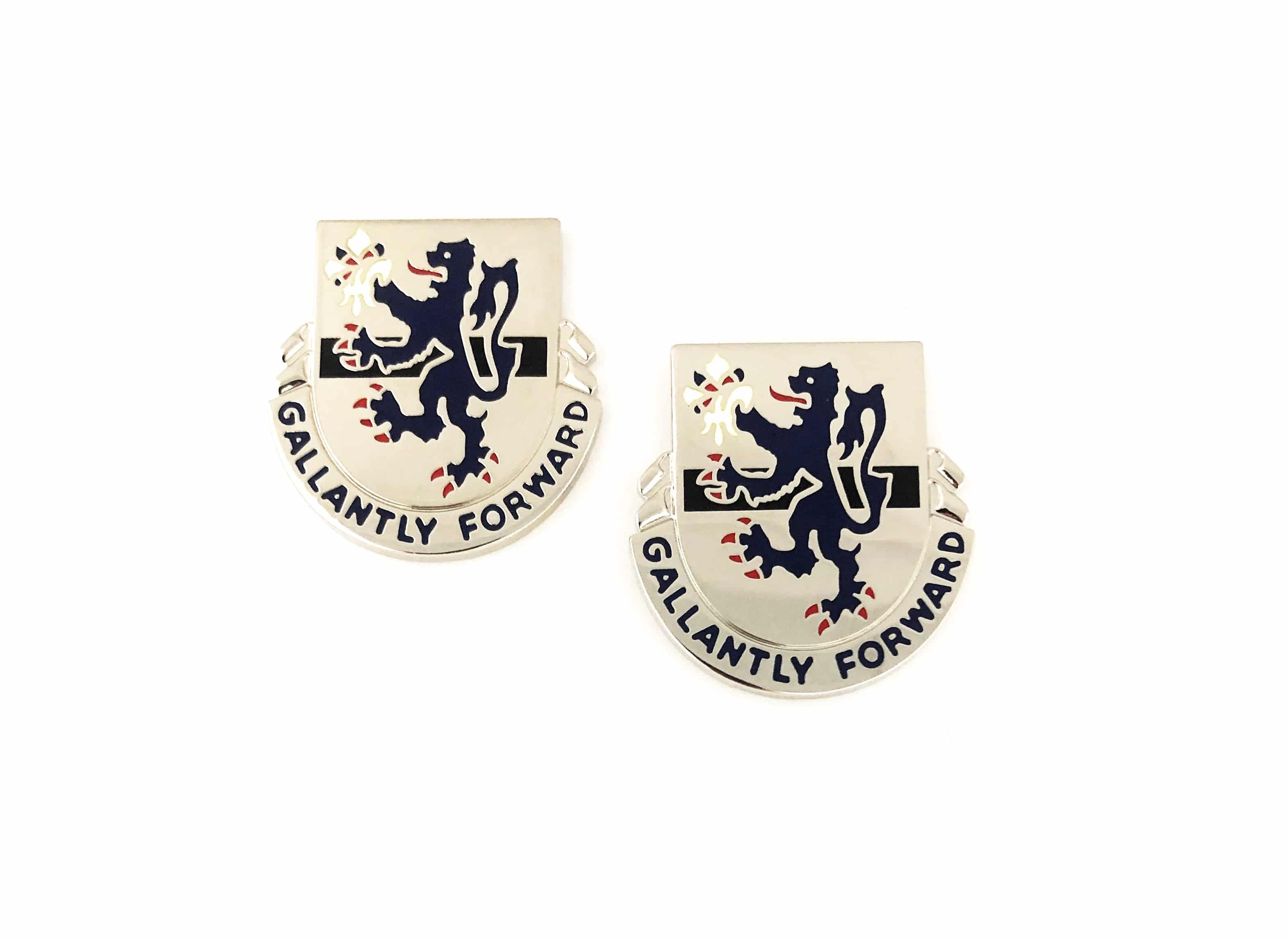 U.S. Army 71st Cavalry Regiment Unit Crest (Pair)