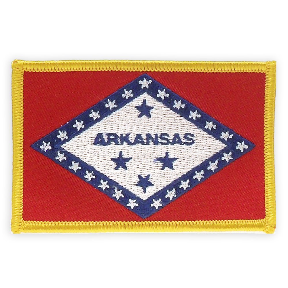 PinMart's Embroidered US State Flag Patch- Georgia Flag