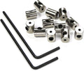 Millennial Essentials Pin Locks Locking Clasp Pin Backs with Wrench (24 Pieces)