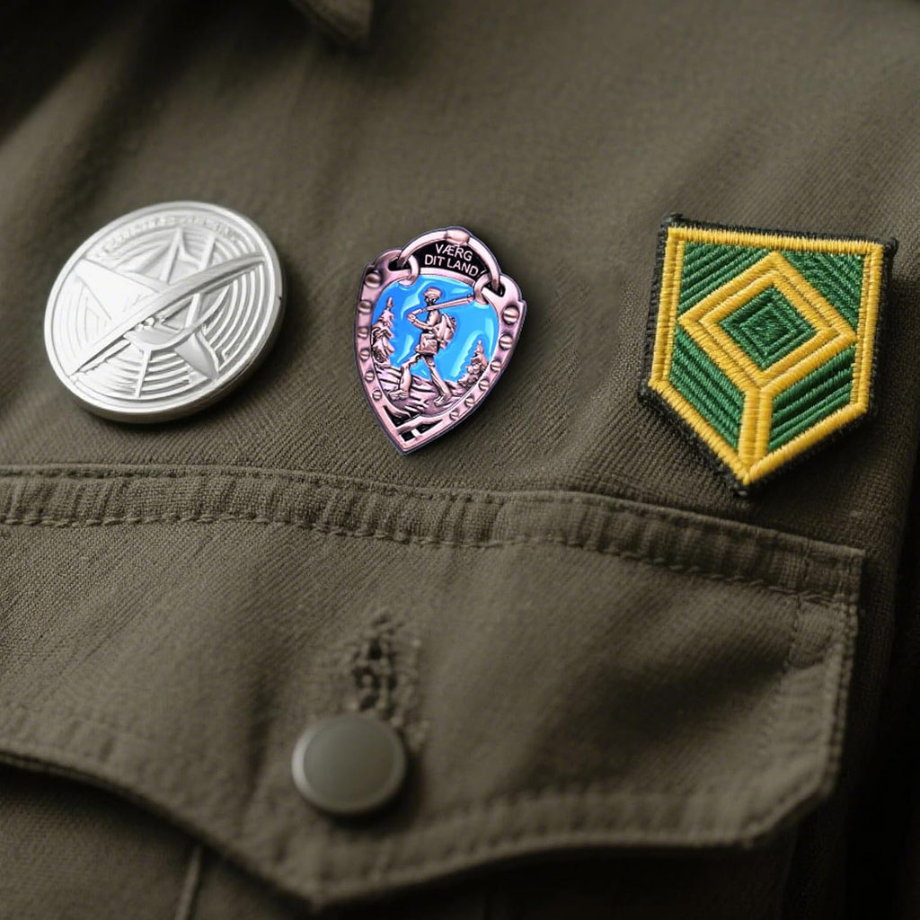 Norwegian Foot March Badge Bronze 1.5 inch